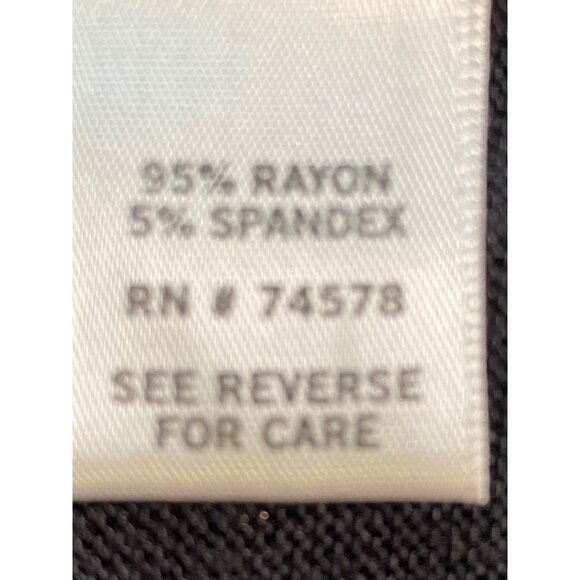 Cache Cardigan Womens M Black Draped Asymmetric Hem Lightweight Lagenlook Preppy - Picture 4 of 8